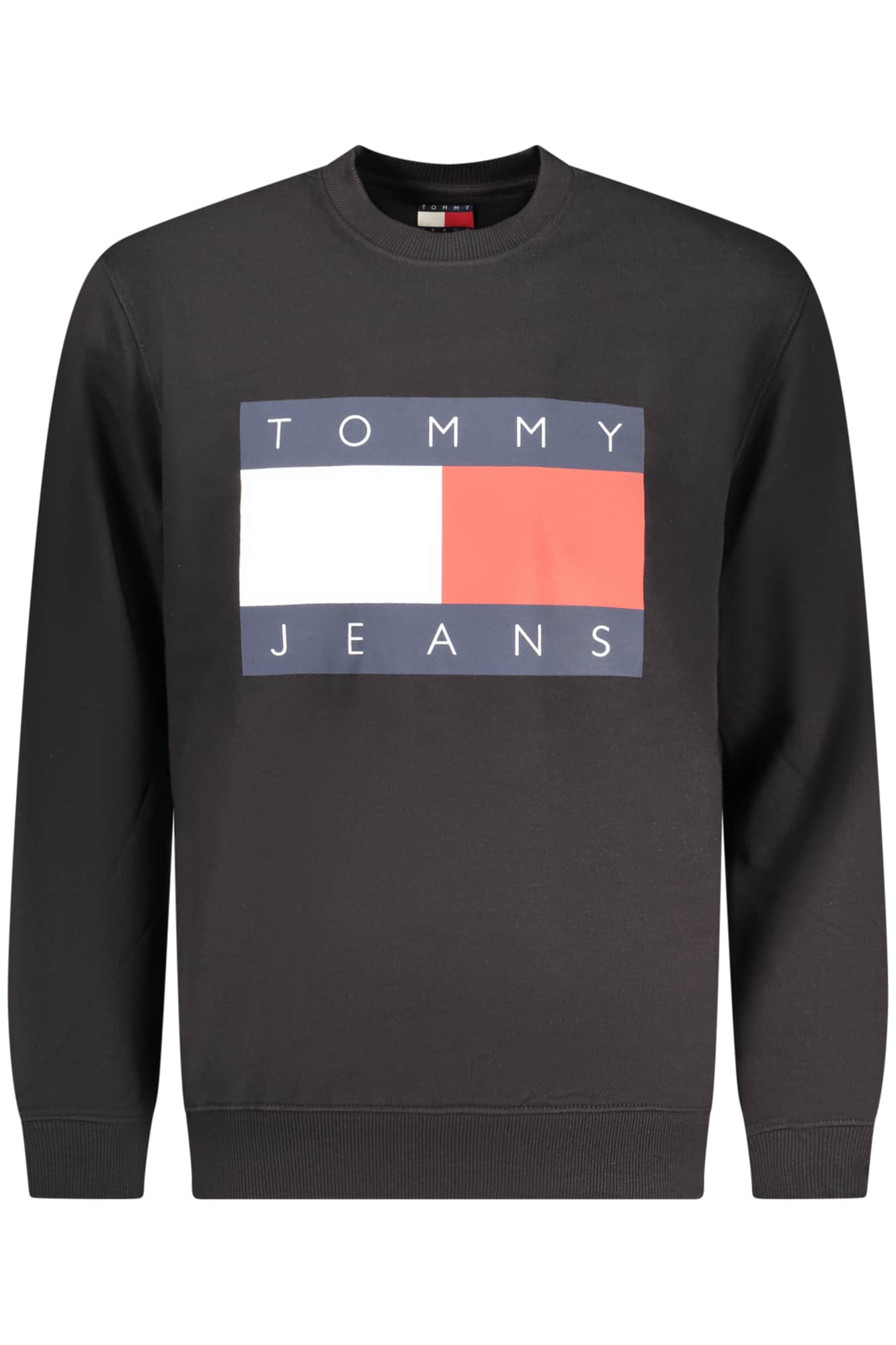 Tommy Hilfiger hombre negro con cremallera sudadera