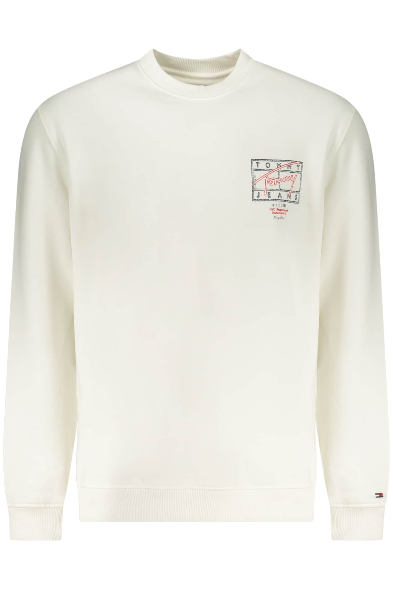 Tommy Hilfiger hombre con cremallera sudadera blanco