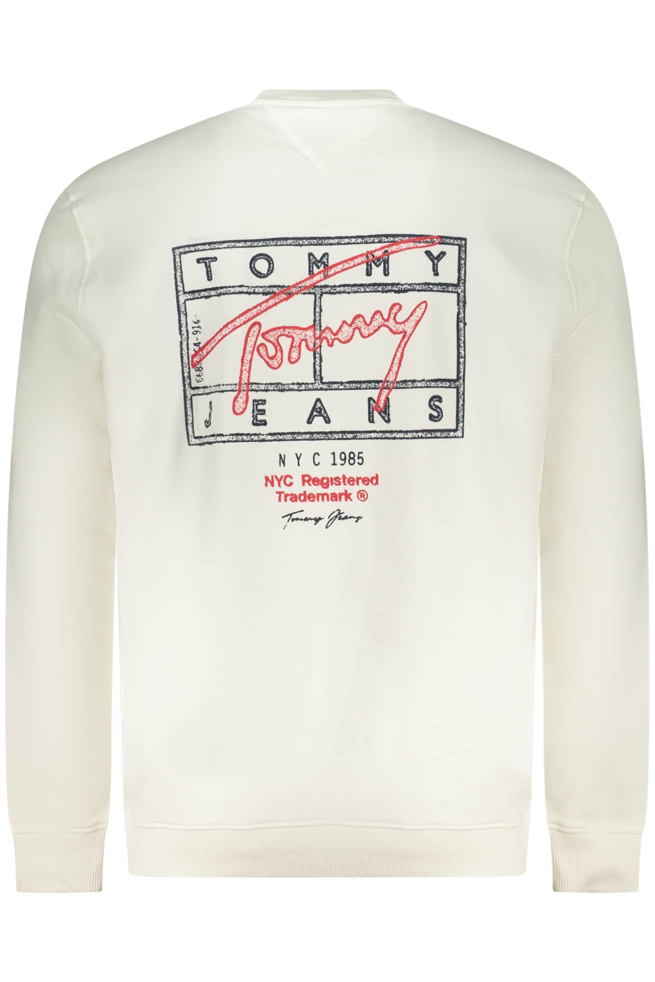 Tommy Hilfiger hombre con cremallera sudadera blanco