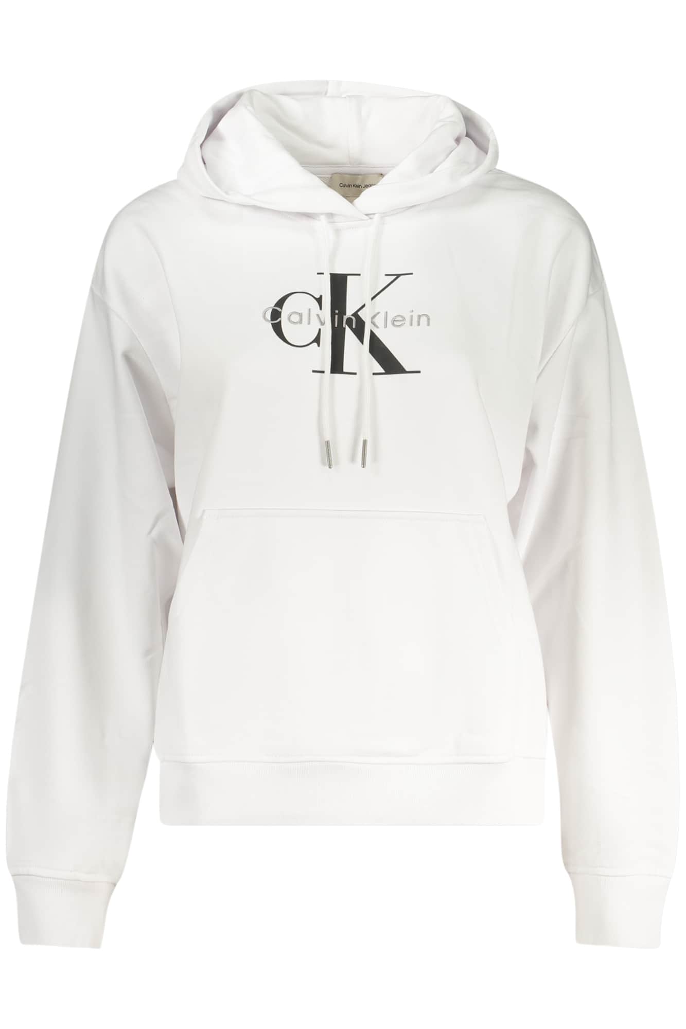 Calvin Klein mujer con cremallera sudadera blanco