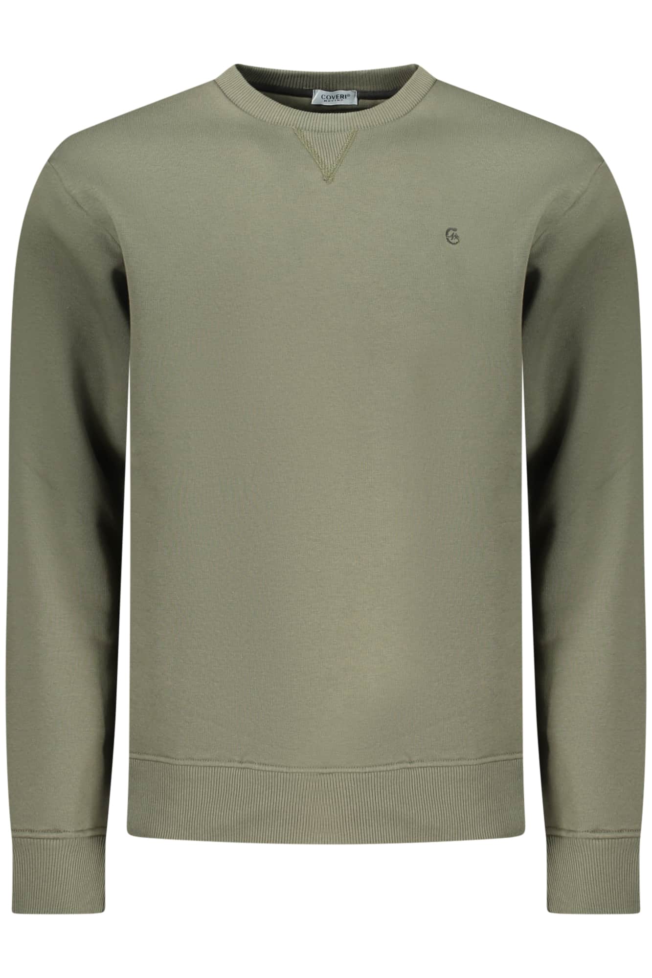 Coveri Moving hombre sin cremallera sudadera verde