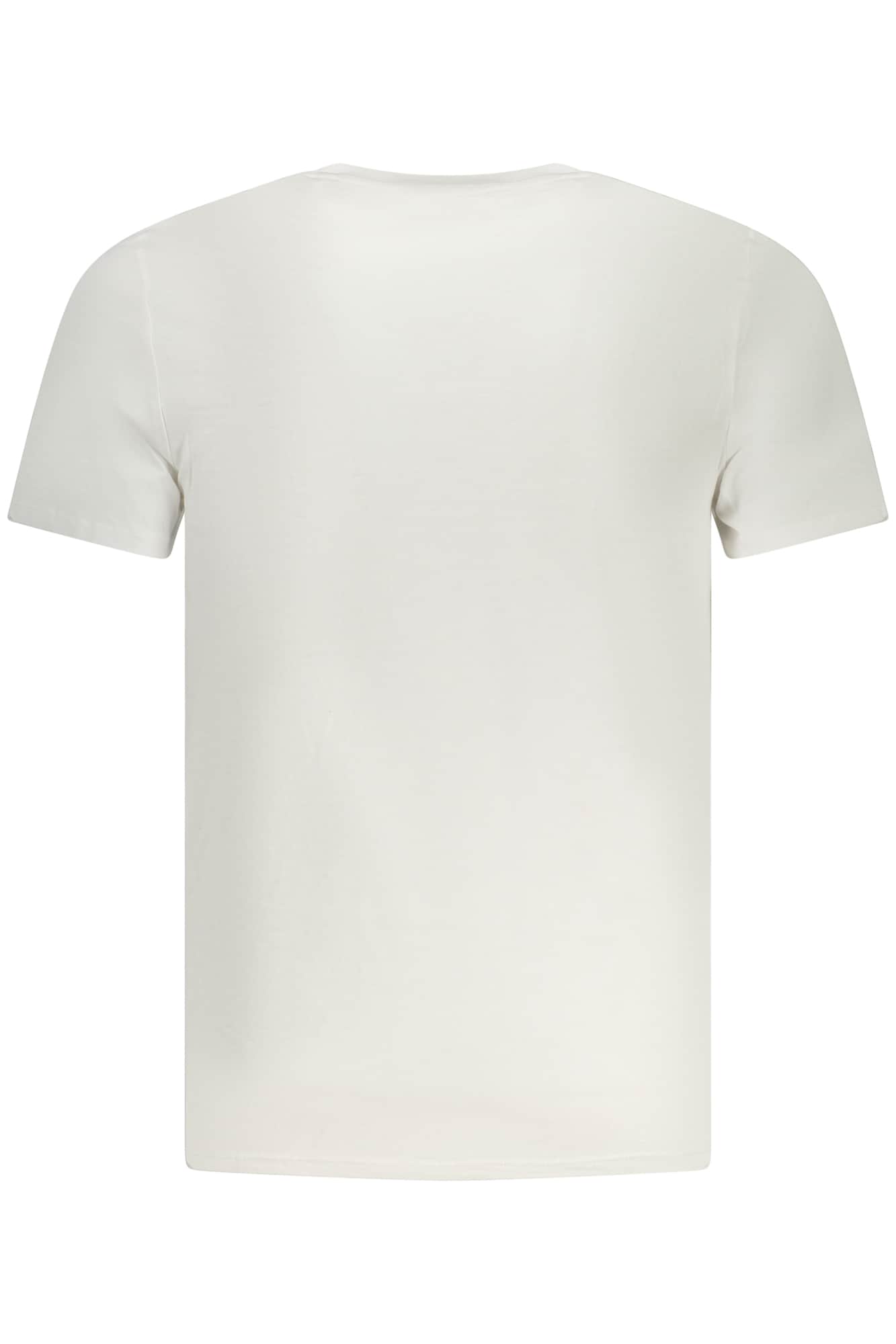 Guess vaqueros hombre manga corta t-camisa blanco