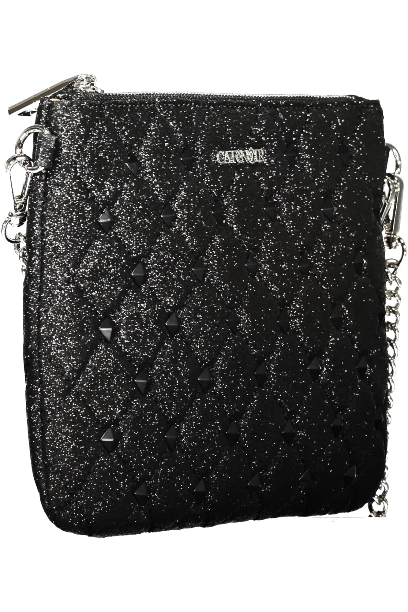 Cafenoir mujer negro clutch bolso