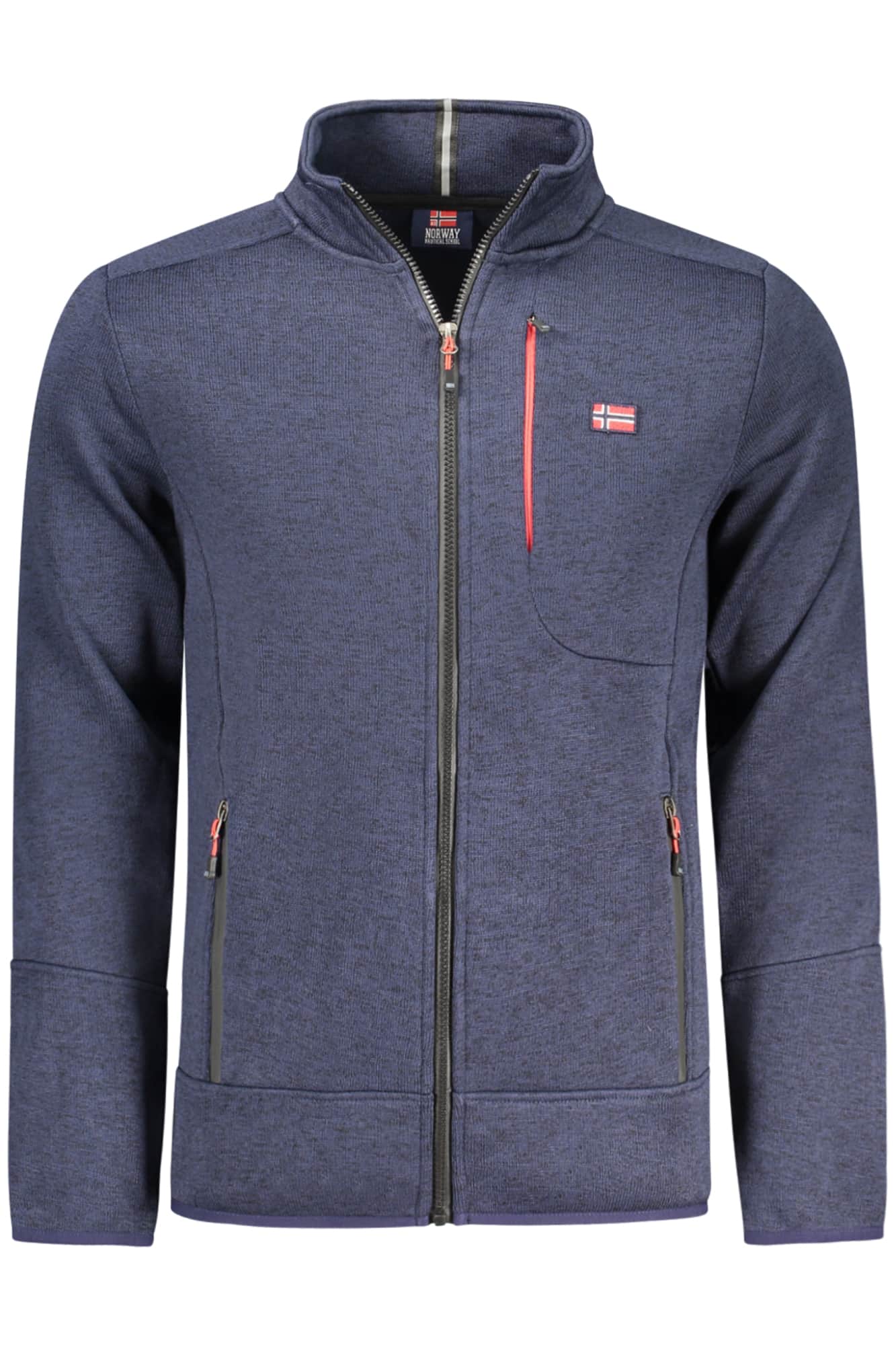 Norway 1963 hombre azul con cremallera sudadera