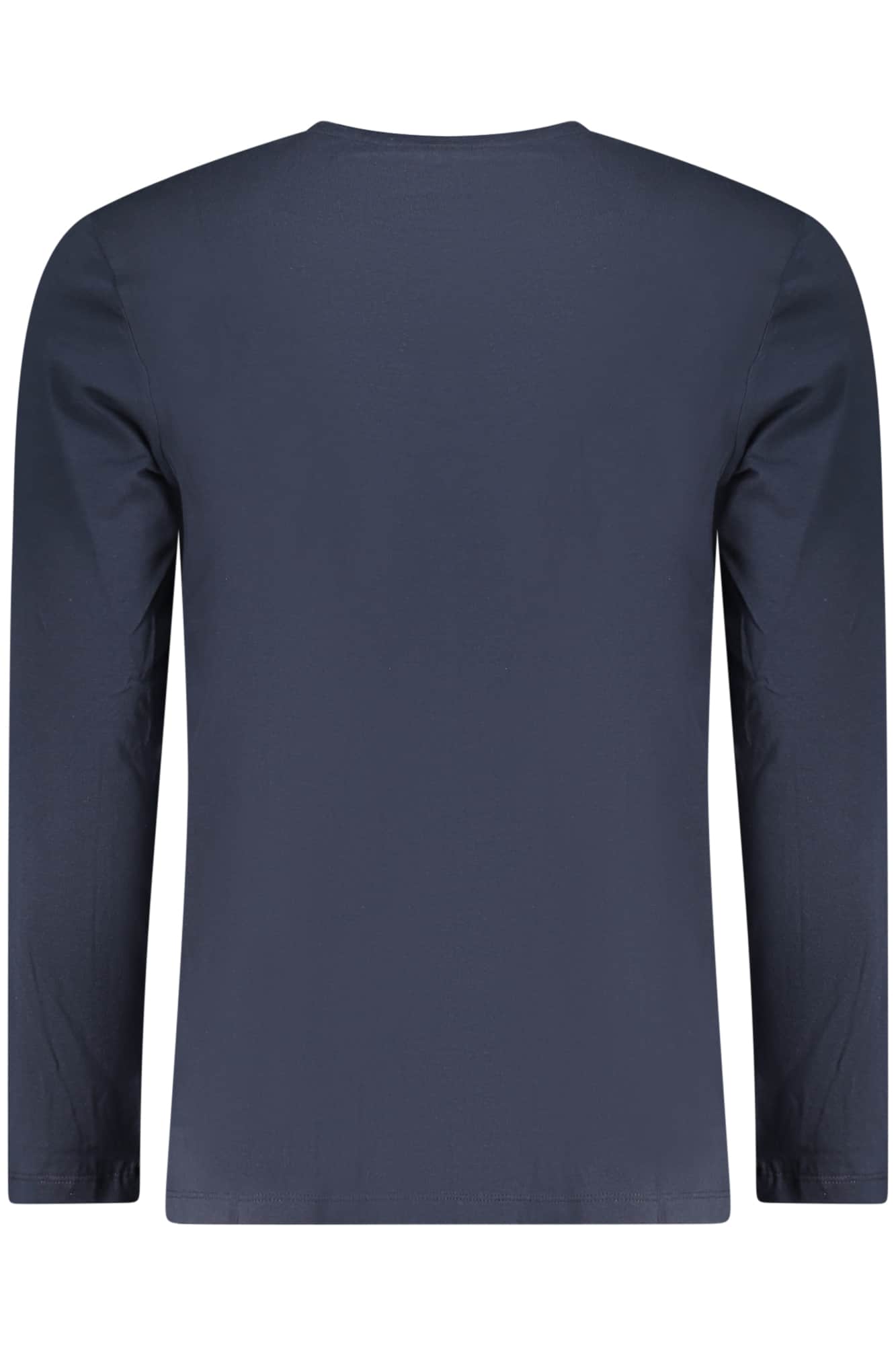 Boss hombre manga larga t-camisa, azul