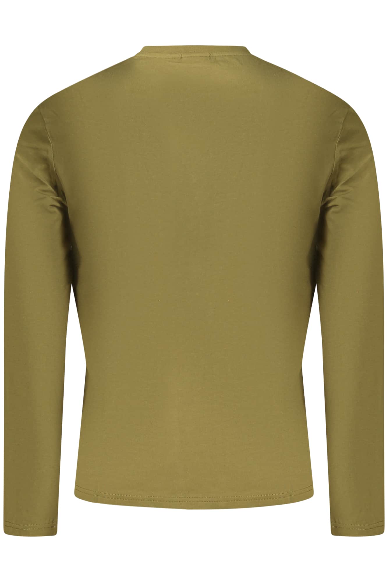 Napapijri hombre manga larga t-camisa verde
