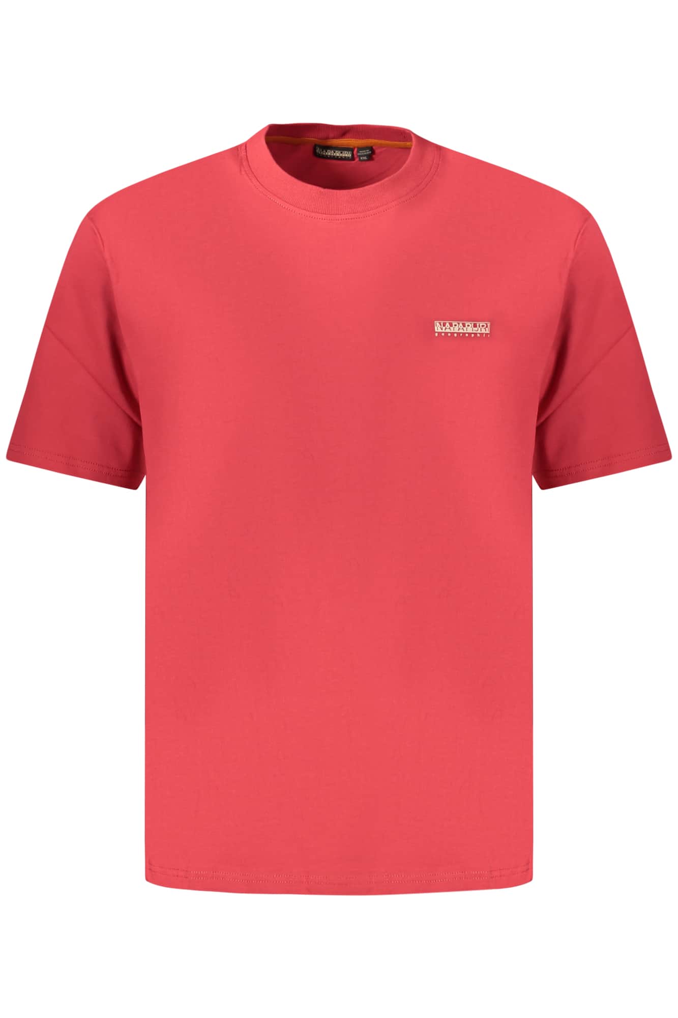 Napapijri hombre manga corta t-camisa, rojo
