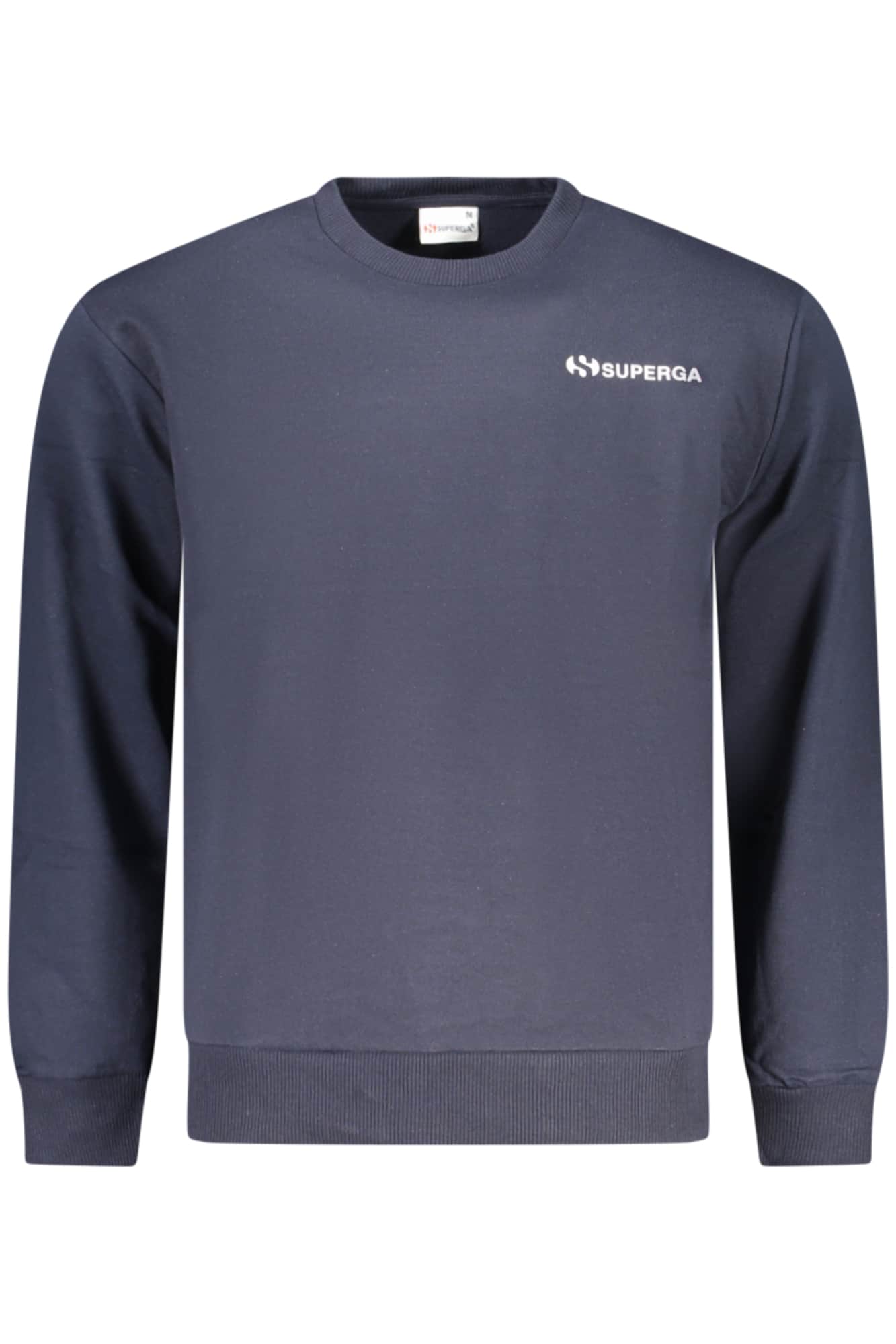 Superga hombre negro con cremallera sudadera