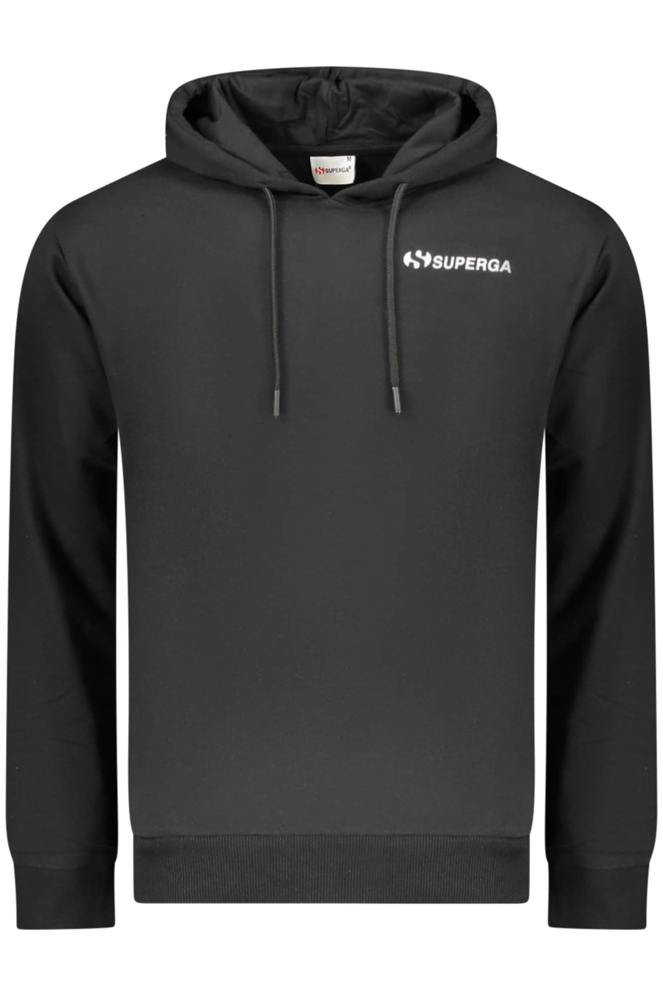 Superga hombre negro con cremallera sudadera
