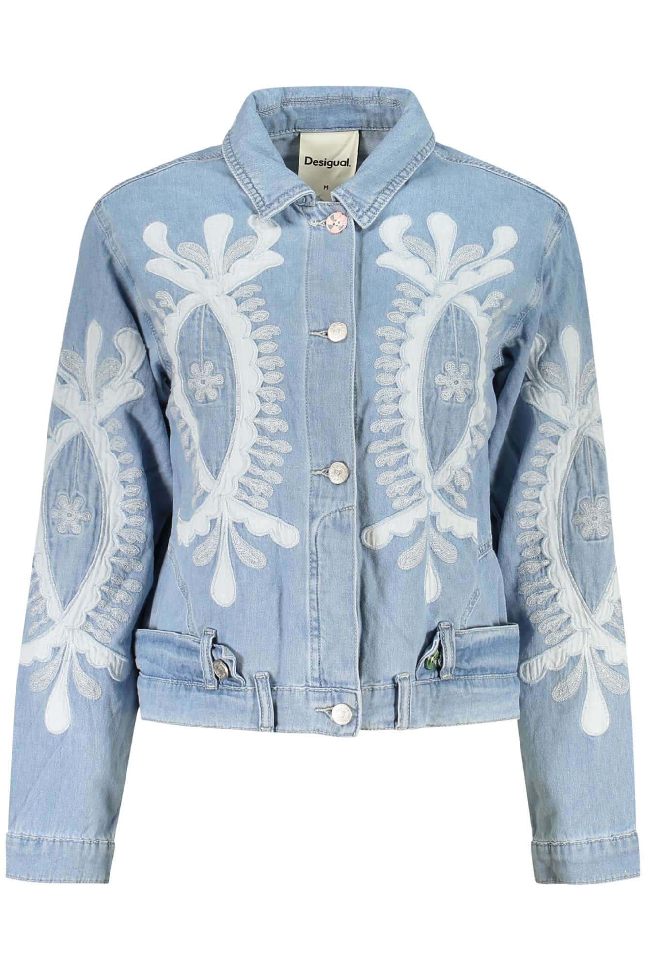 Desigual mujer denim chaqueta, azul