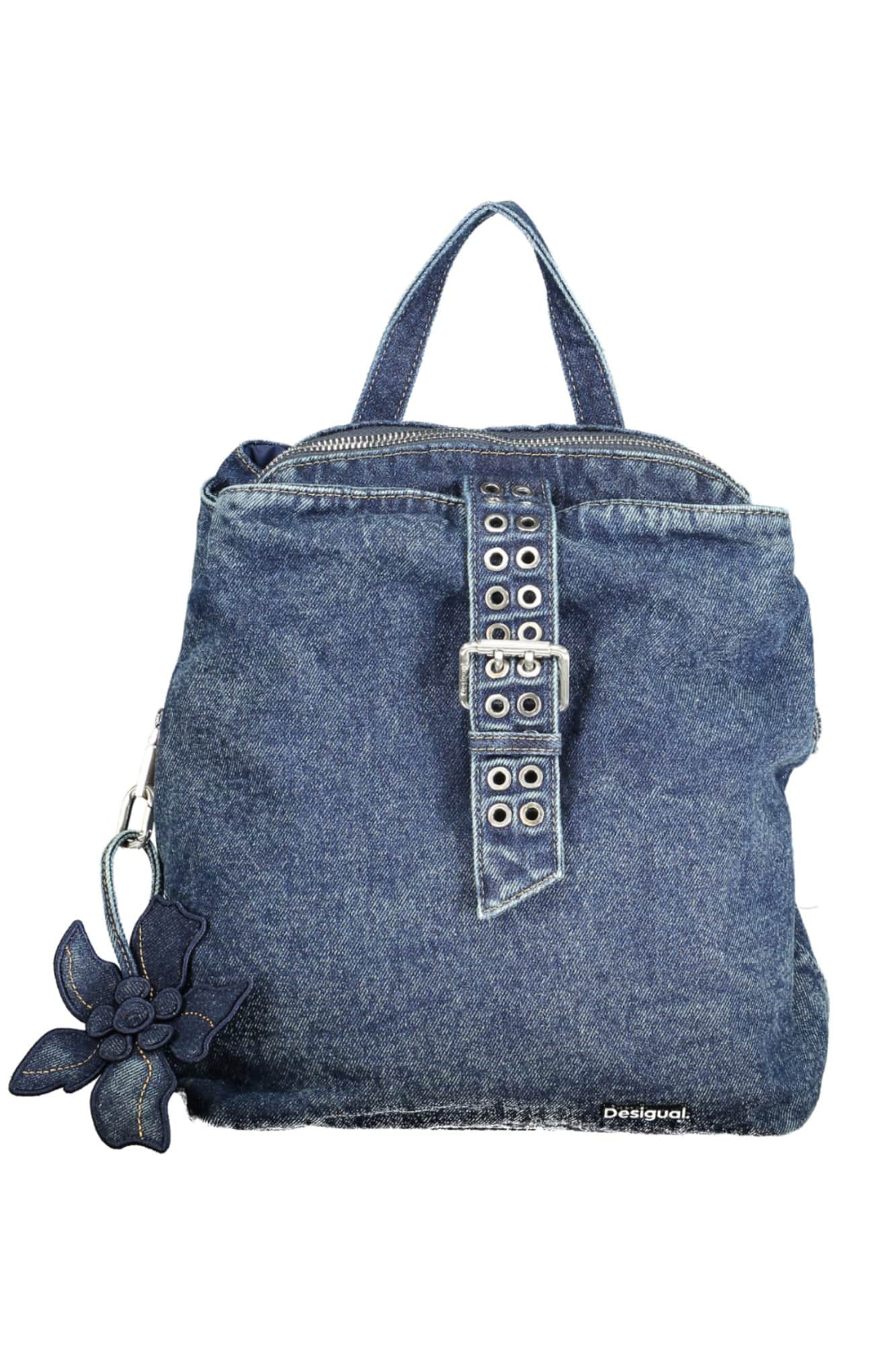 Desigual mujer azul mochila