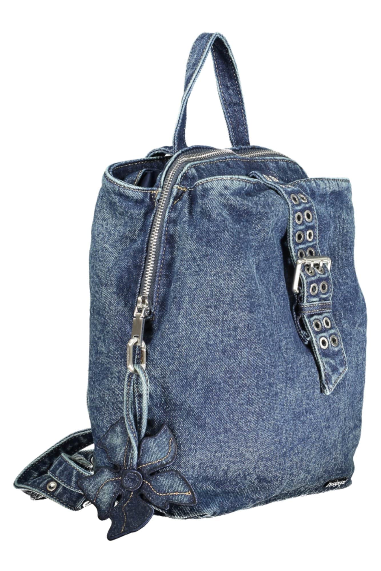 Desigual mujer azul mochila