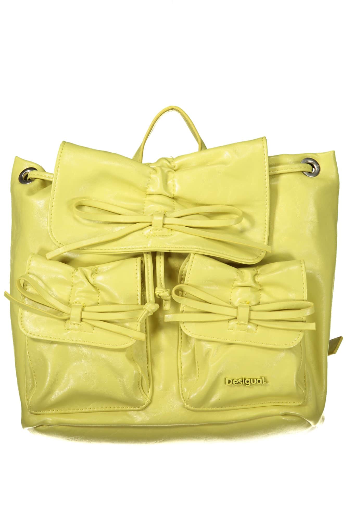 Desigual mujer amarillo mochila