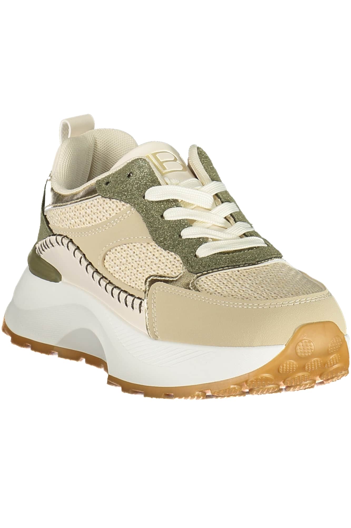 Laura Biagiotti mujer beige zapatillas deportivas