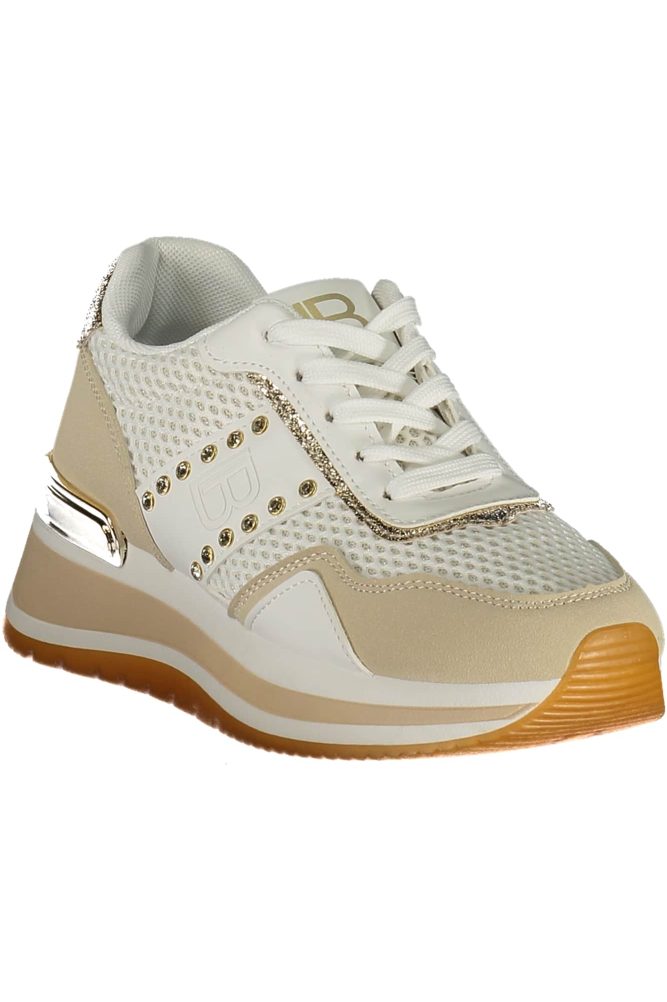 Laura Biagiotti mujer beige zapatillas deportivas