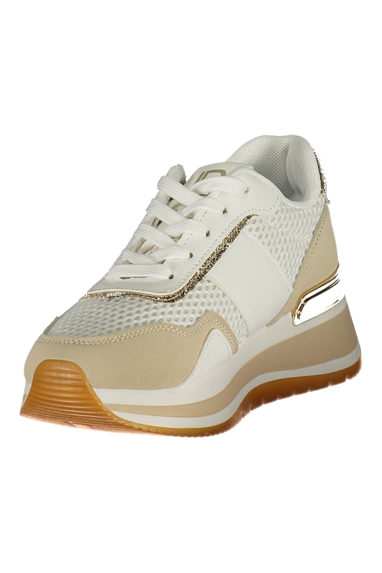 Laura Biagiotti mujer beige zapatillas deportivas