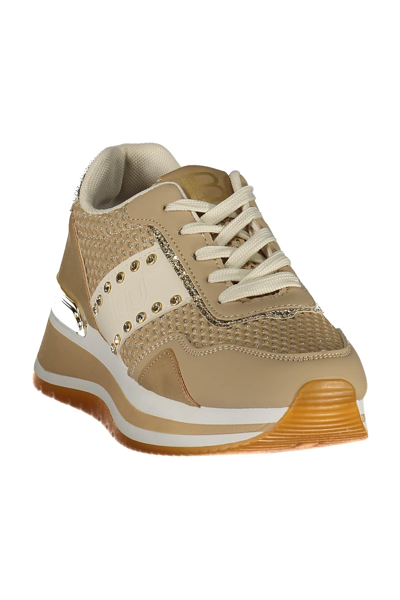 Laura Biagiotti mujer beige zapatillas deportivas