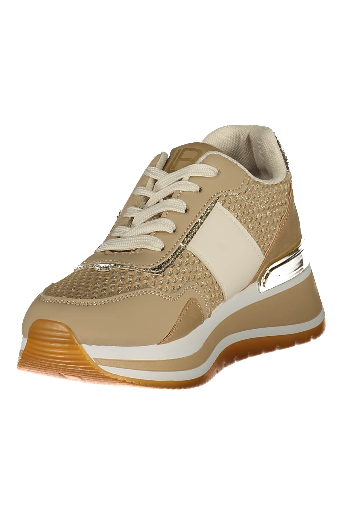 Laura Biagiotti mujer beige zapatillas deportivas