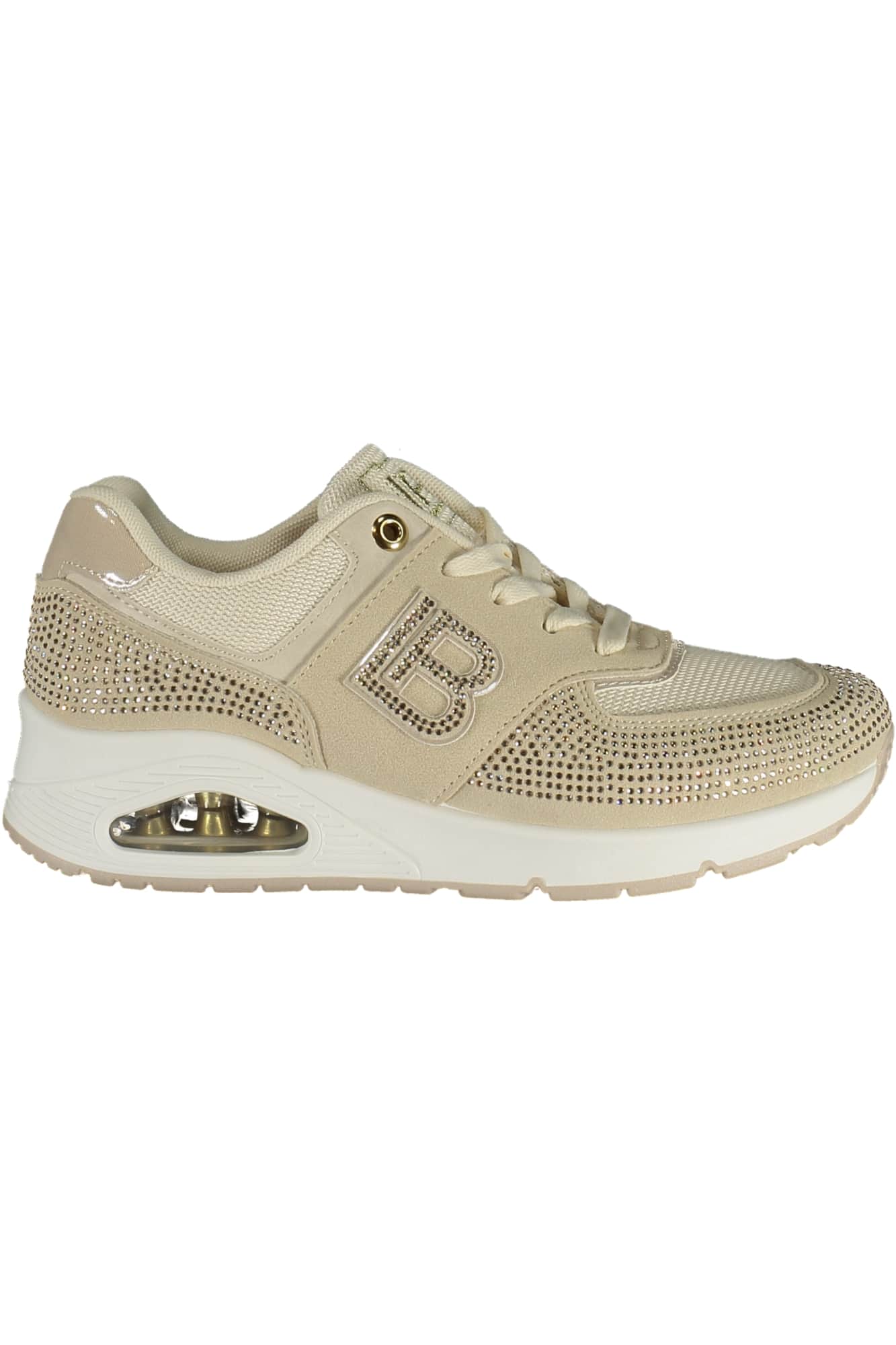 Laura Biagiotti mujer beige zapatillas deportivas