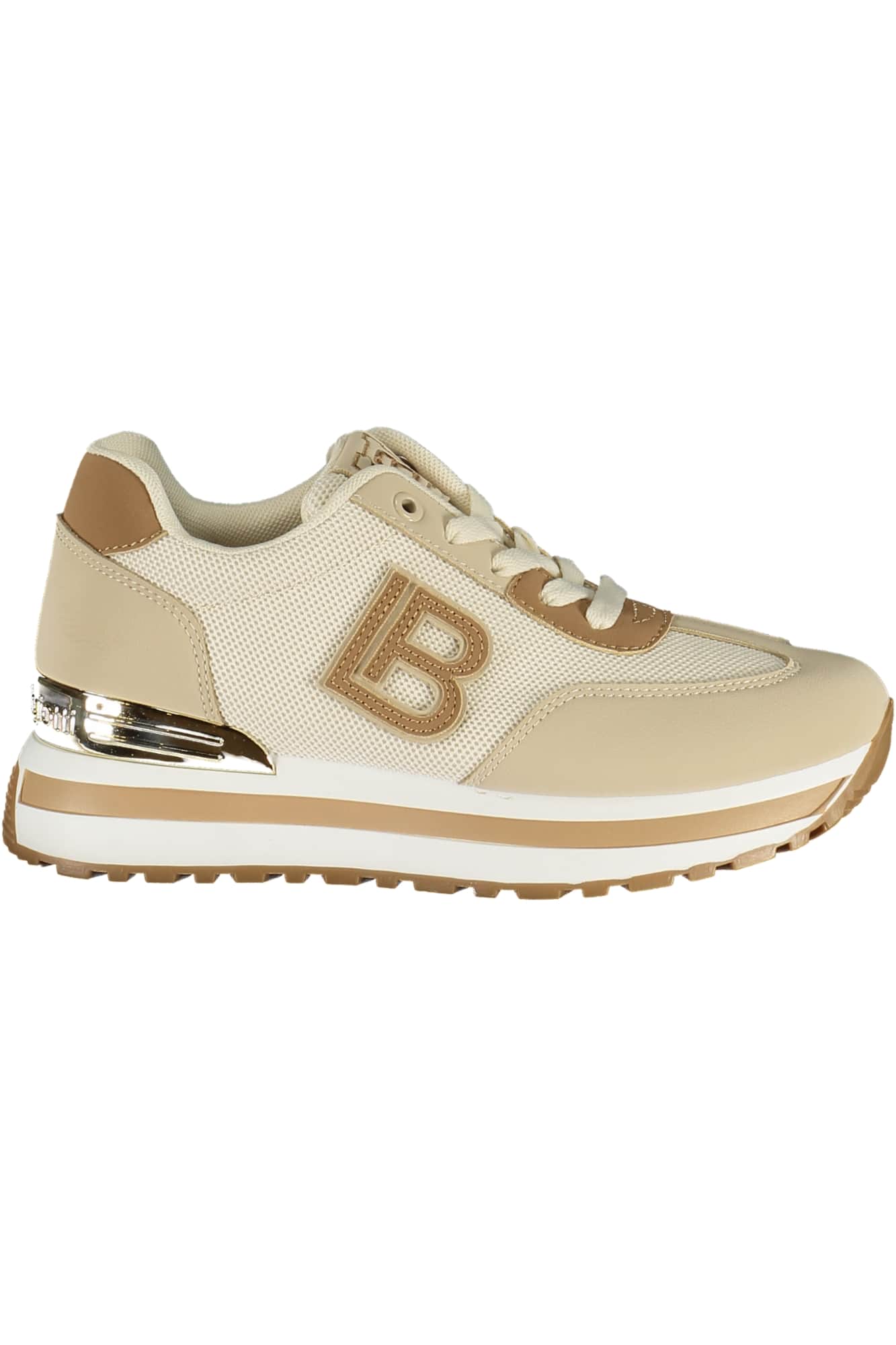 Laura Biagiotti mujer beige zapatillas deportivas