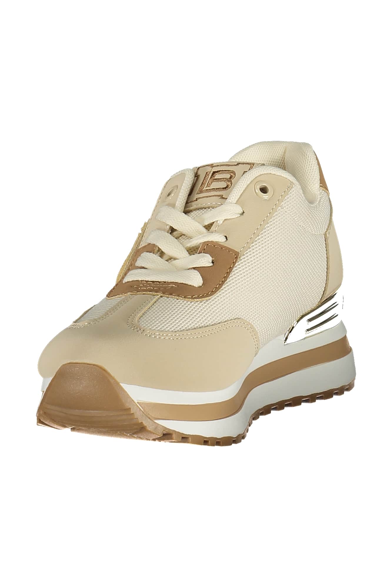 Laura Biagiotti mujer beige zapatillas deportivas