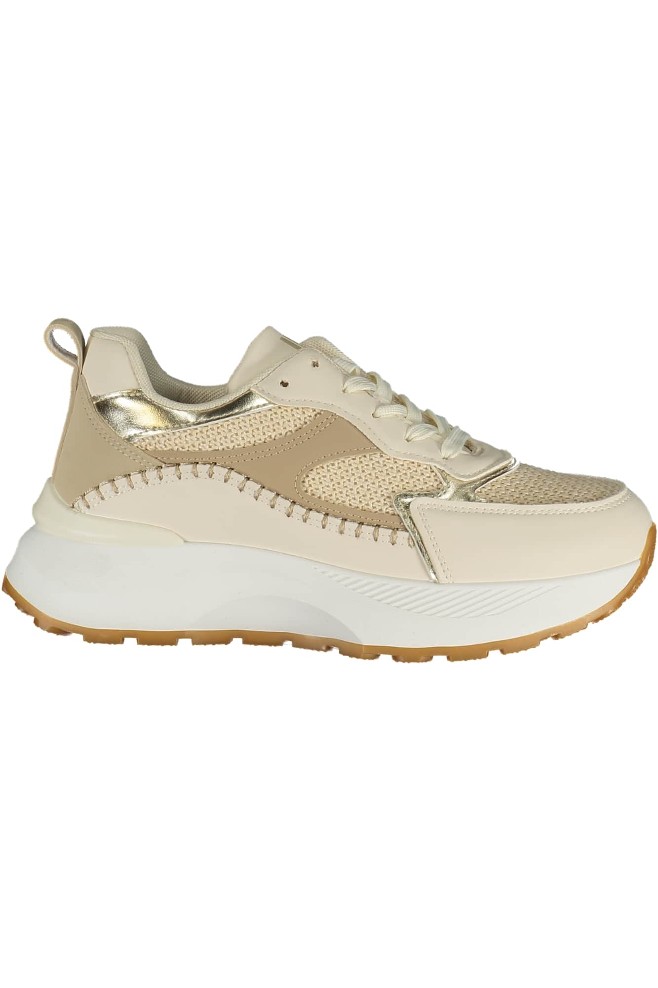 Laura Biagiotti mujer beige zapatillas deportivas