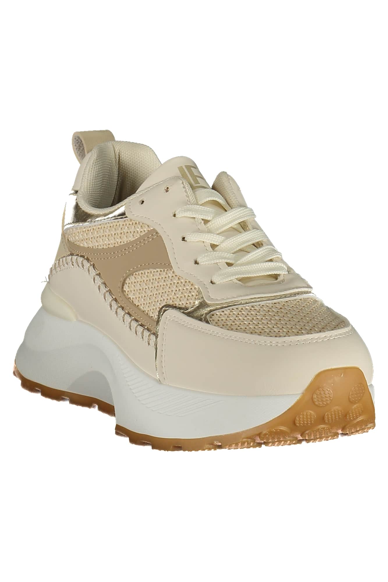 Laura Biagiotti mujer beige zapatillas deportivas