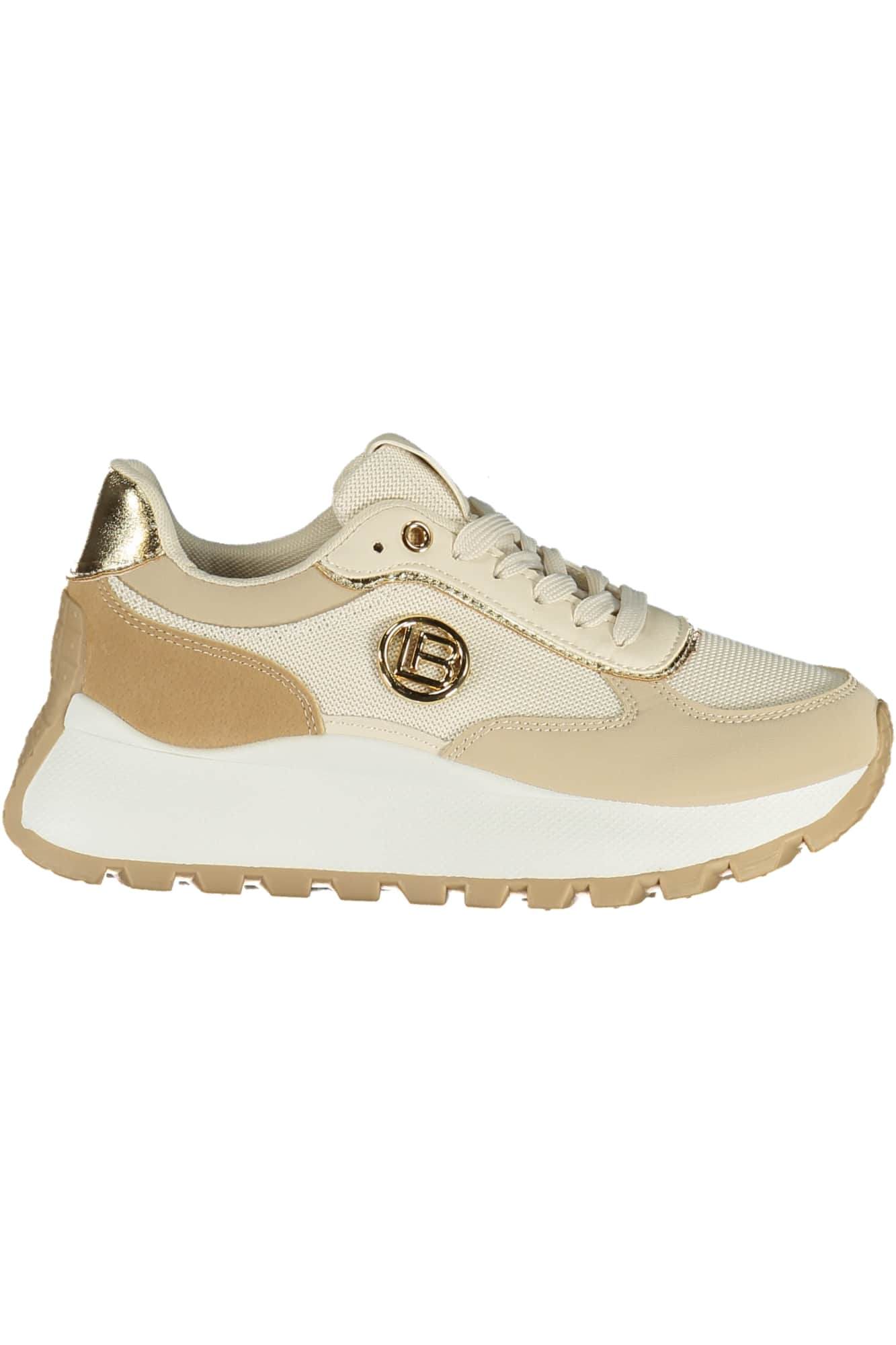 Laura Biagiotti mujer beige zapatillas deportivas