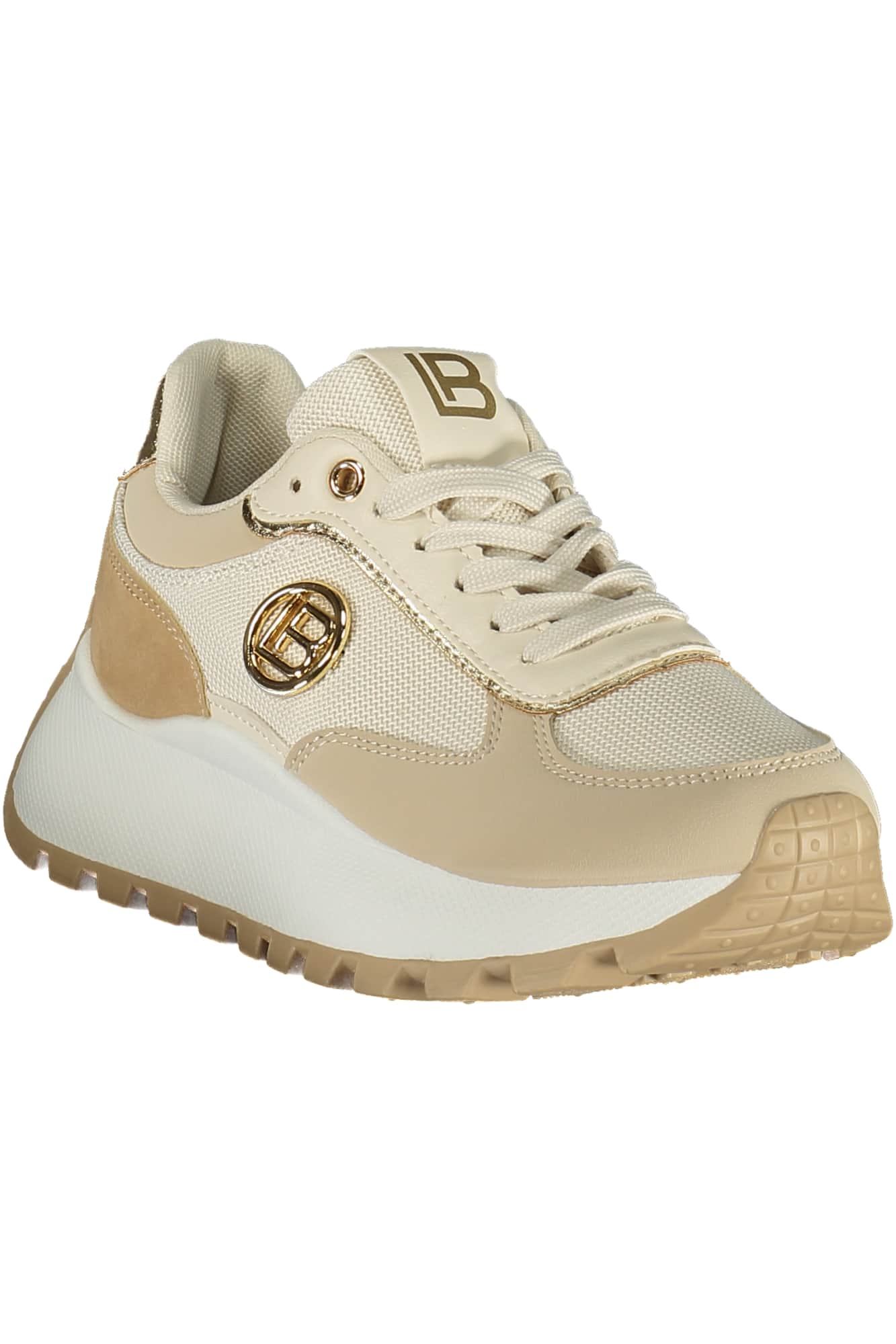Laura Biagiotti mujer beige zapatillas deportivas