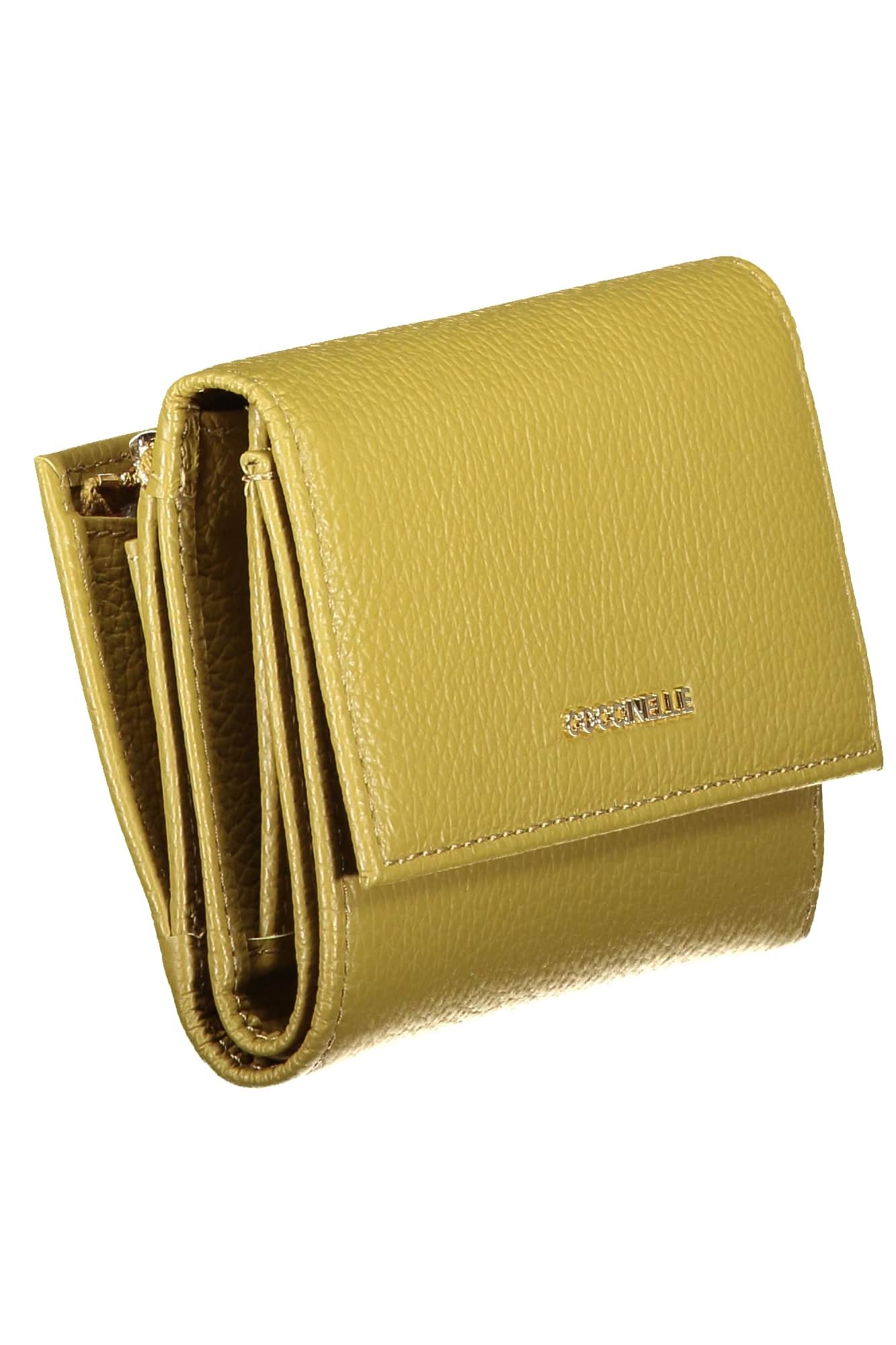 Coccinelle mujer verde cartera