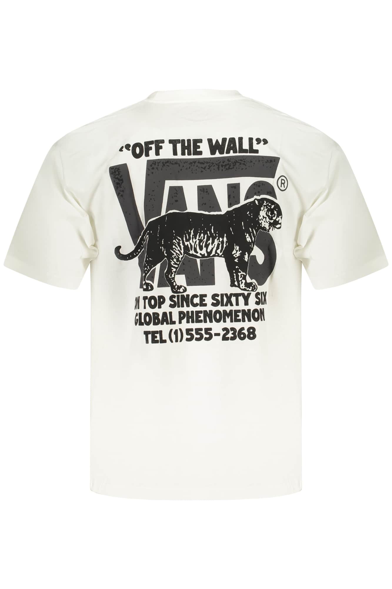 Vans hombre manga corta t-camisa negro