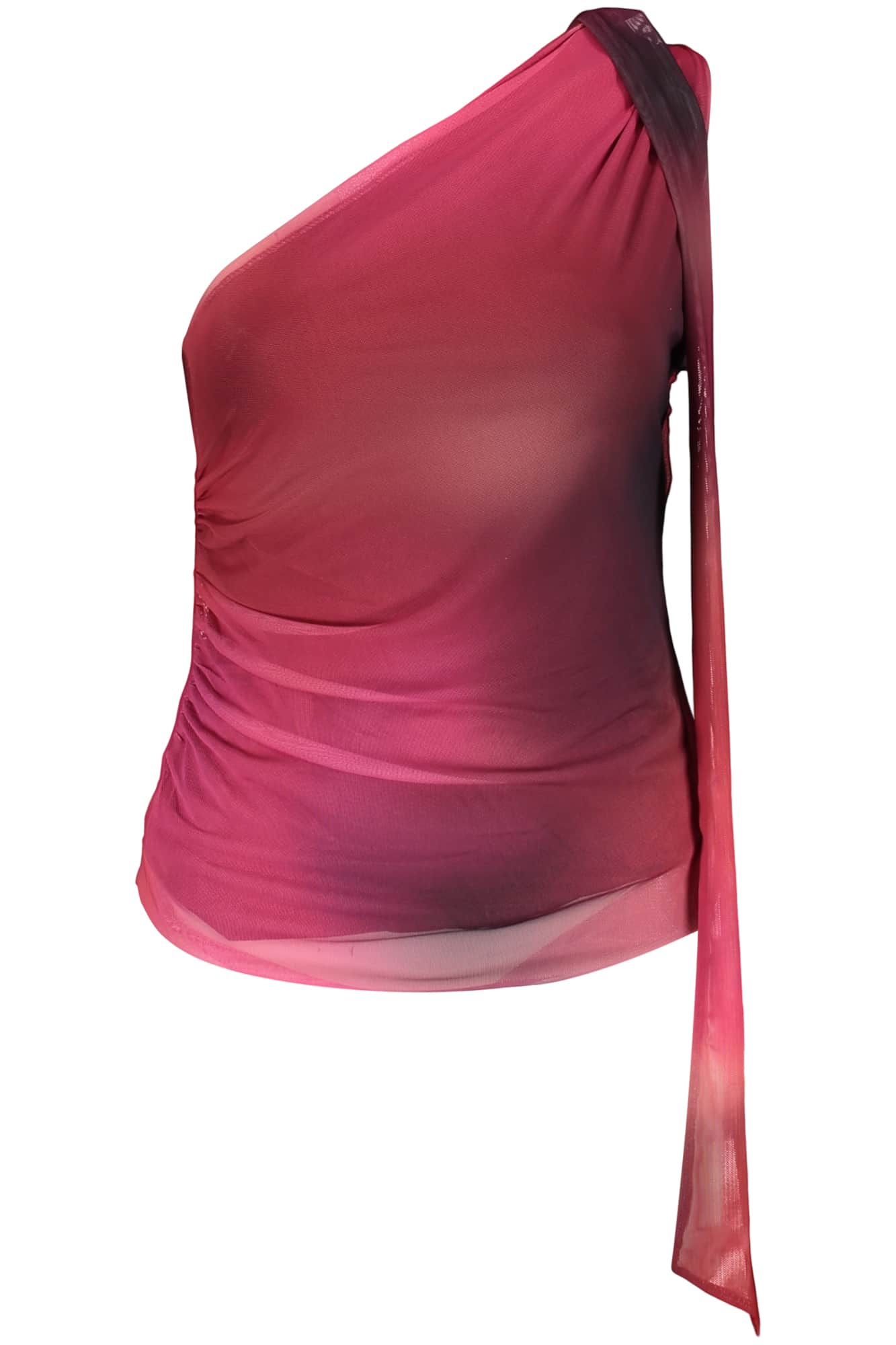 Desigual mujer manga corta t-camisa morado