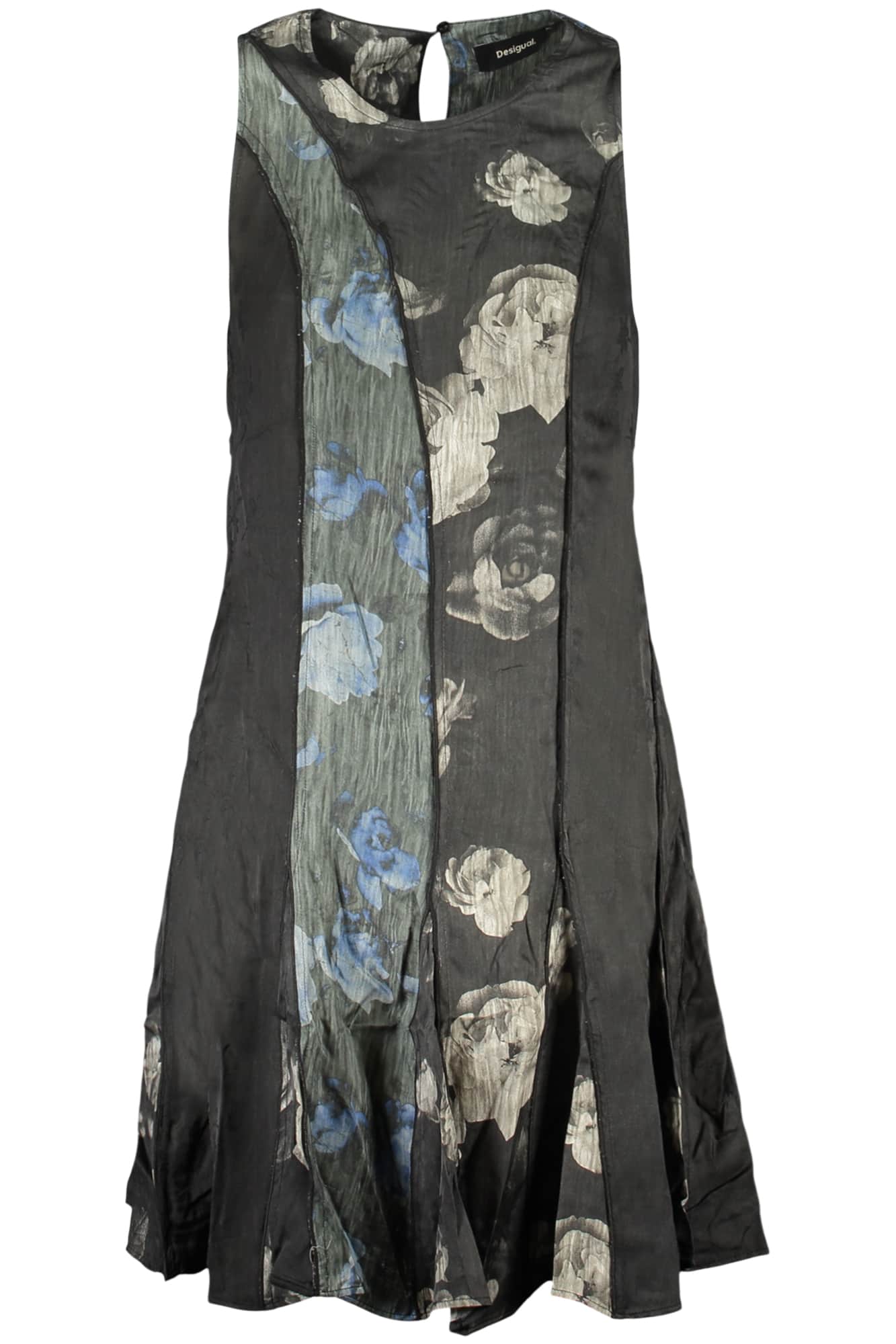 Desigual corto vestido para mujer in negro