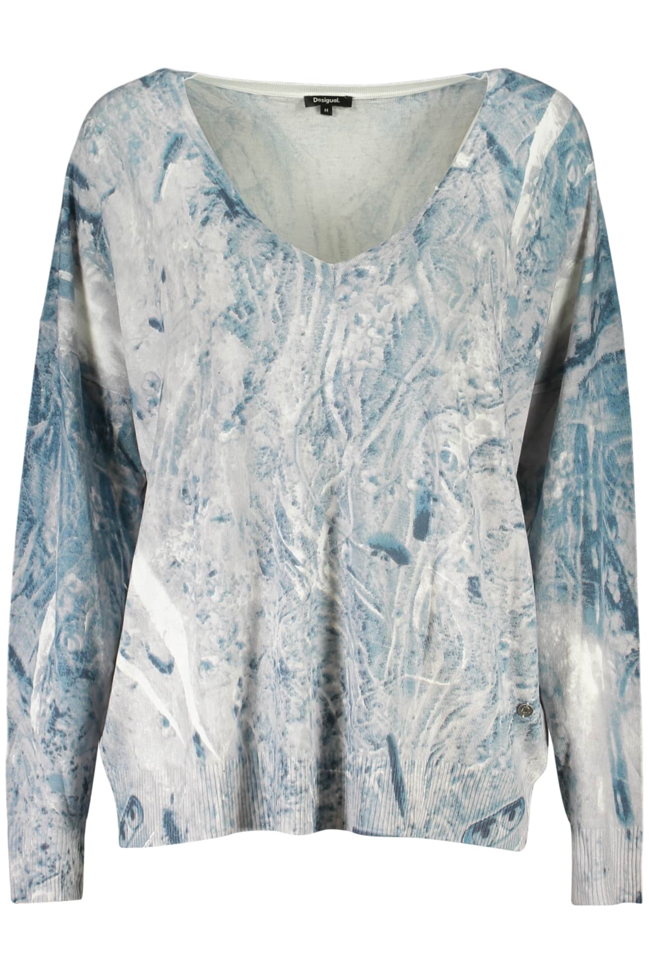 Desigual mujer azul jersey