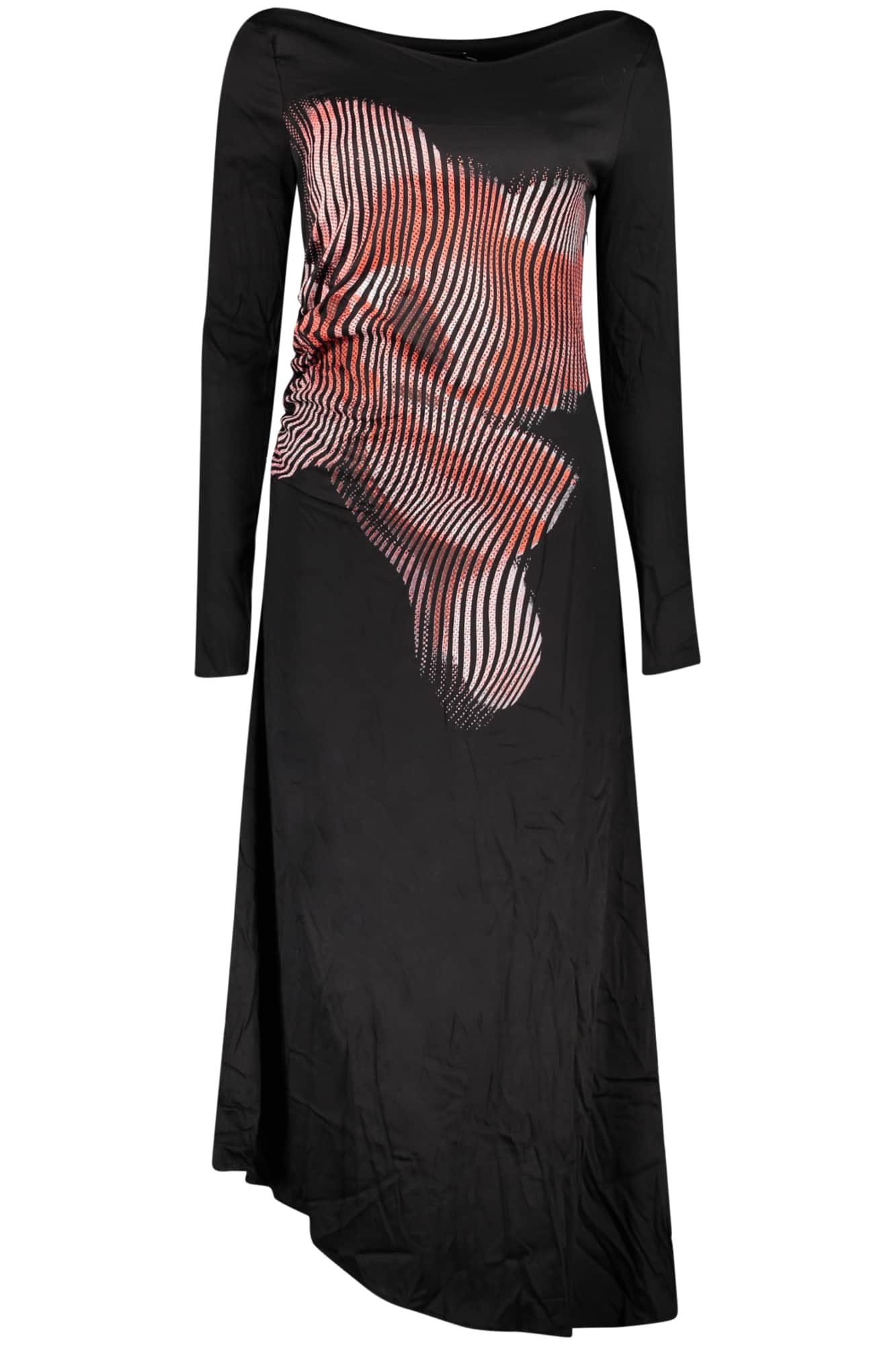 Desigual mujer largo negro vestido