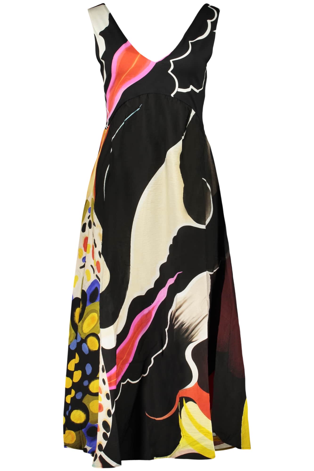 Desigual mujer largo negro vestido