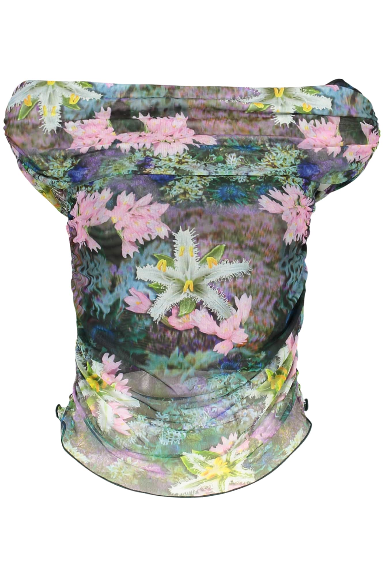 Desigual mujer manga corta t-camisa verde
