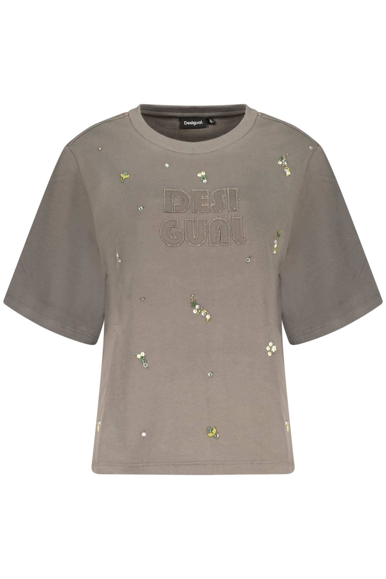 Desigual mujer blanco con cremallera sudadera