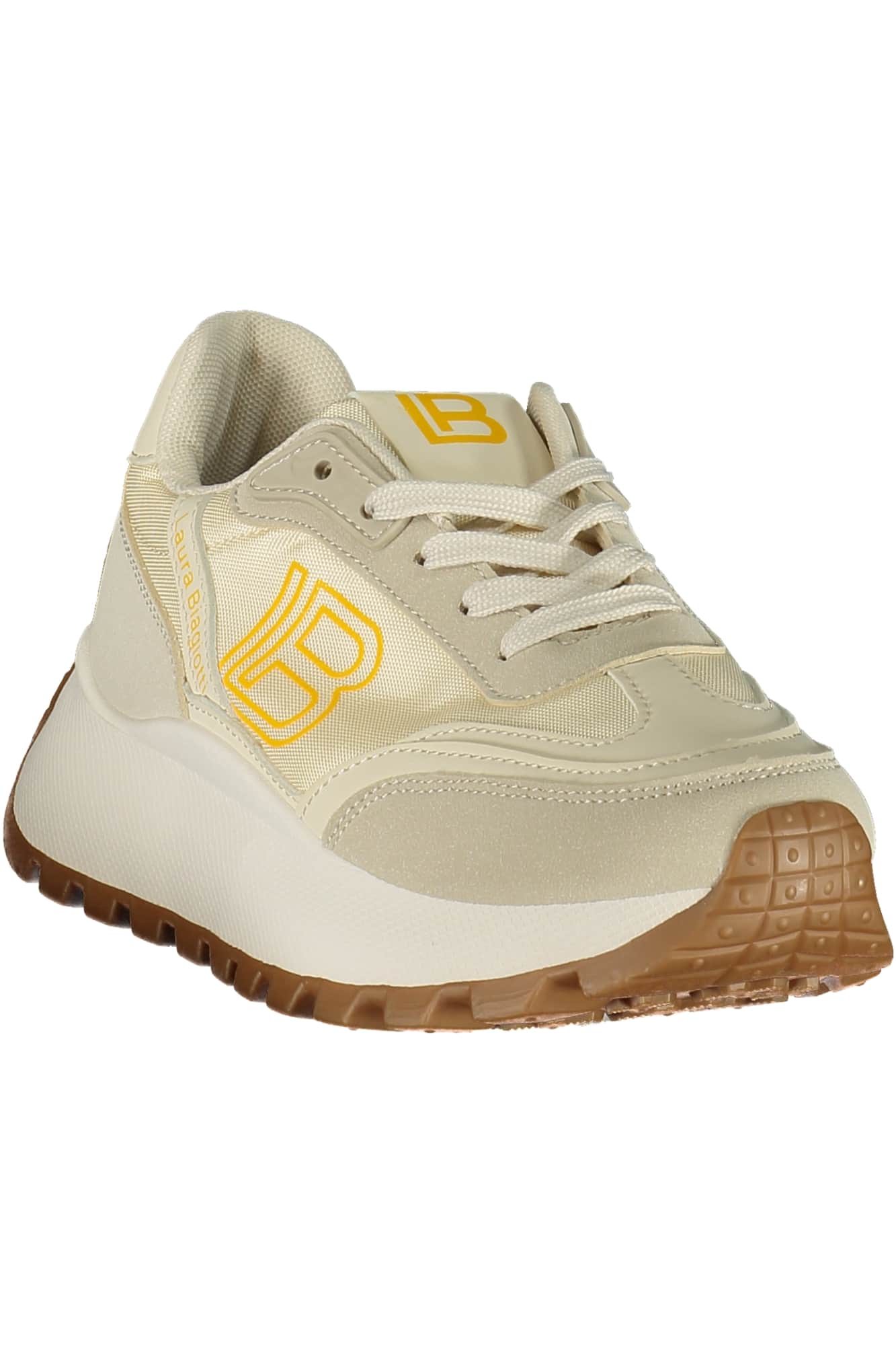 Laura Biagiotti mujer beige zapatillas deportivas