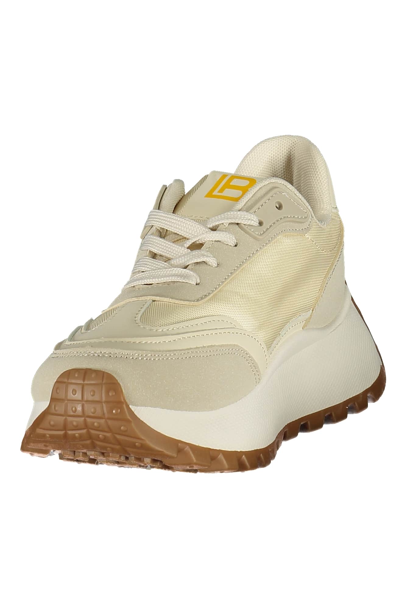 Laura Biagiotti mujer beige zapatillas deportivas