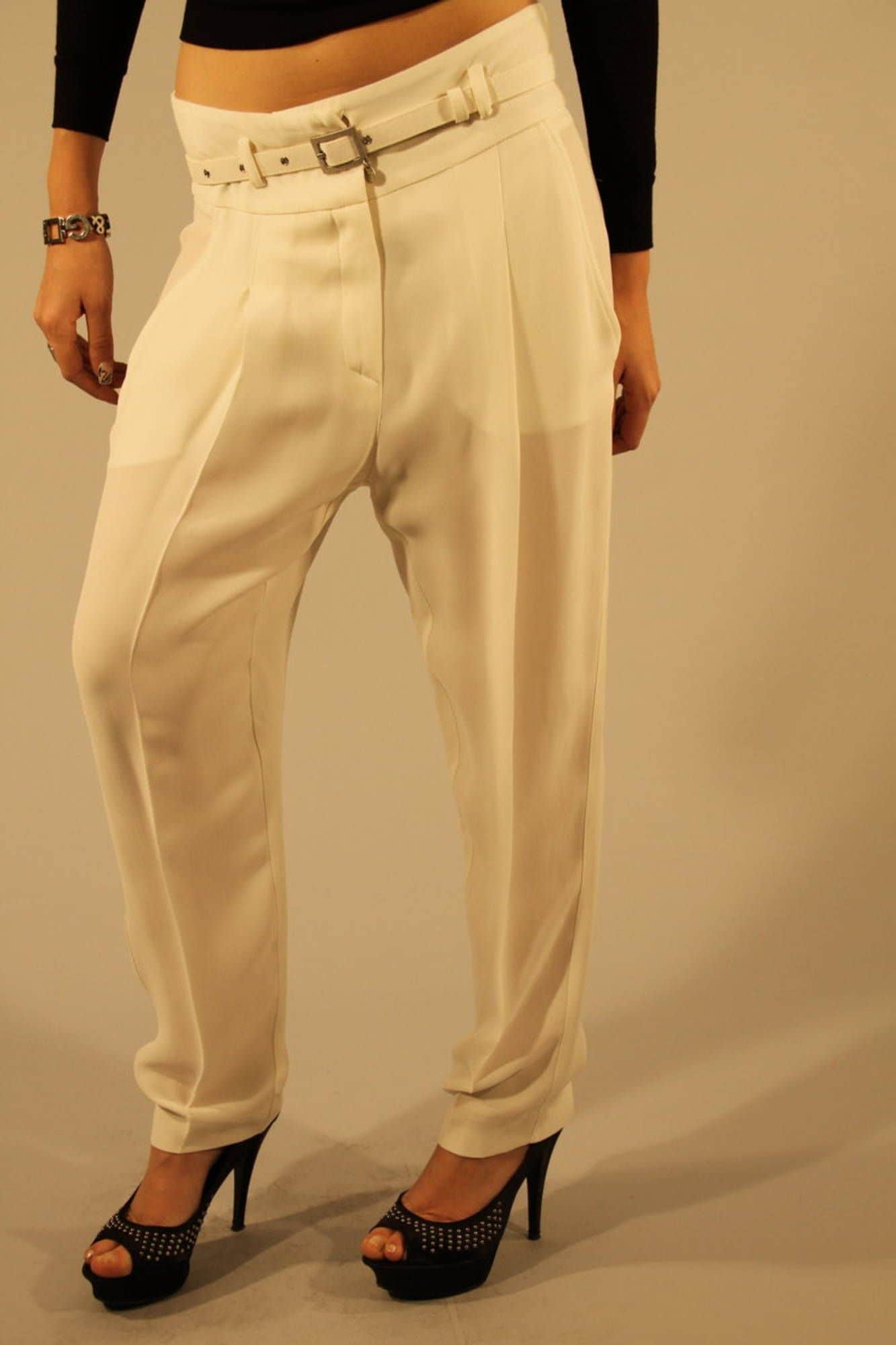 Patrizia Pepe blanco mujer pantalón