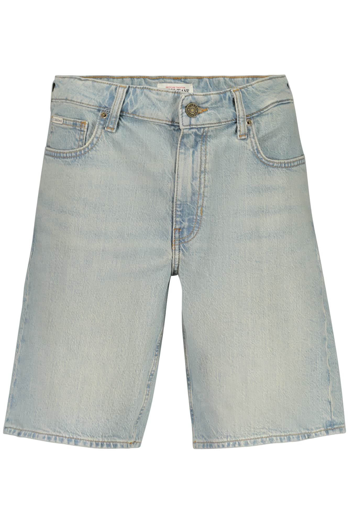 Guess vaqueros hombre bermudas pantalón corto azul