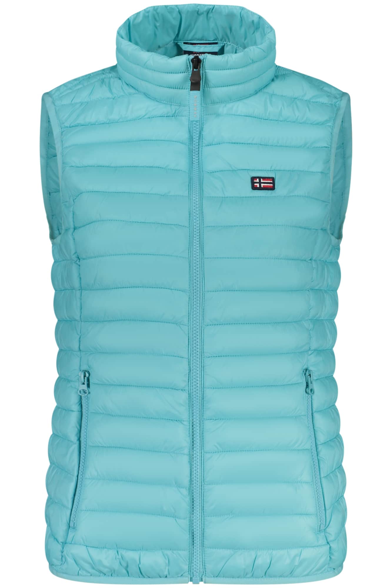 Norway 1963 mujer azul sin mangas chaqueta