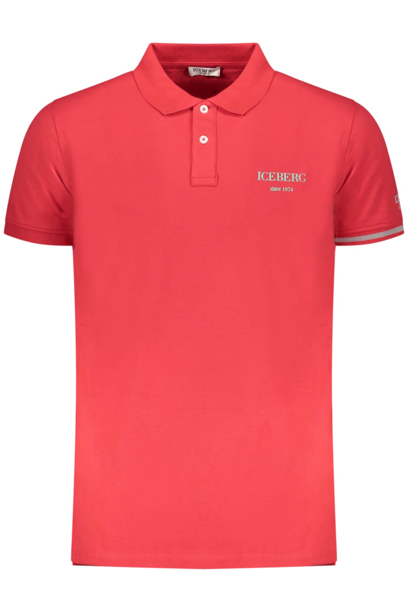 Iceberg hombre manga corta polo, rojo