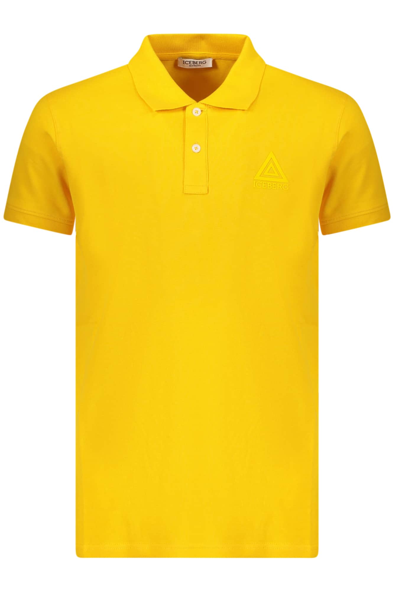 Iceberg hombre manga corta polo amarillo