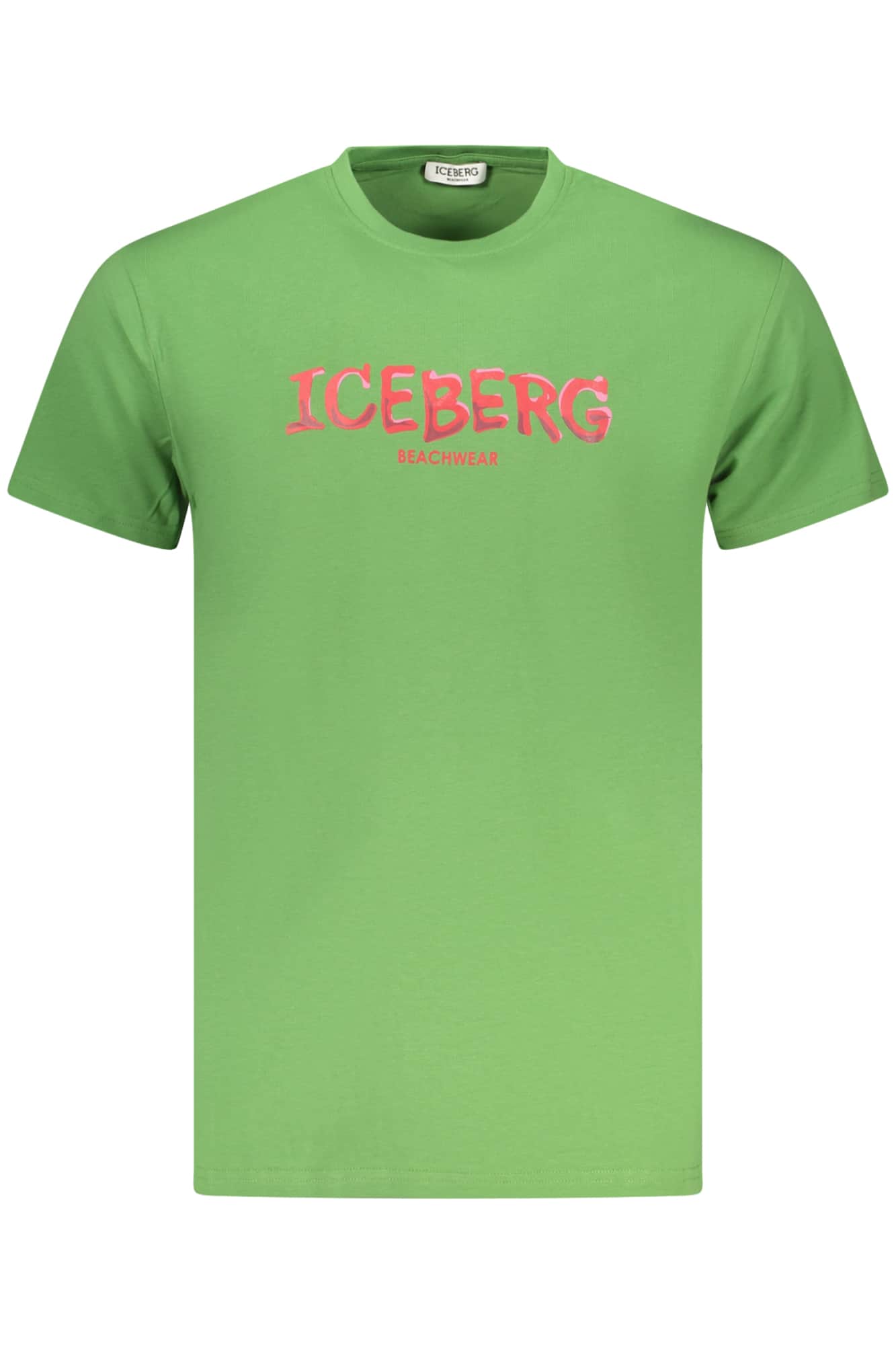 Iceberg hombre manga corta t-camisa blanco