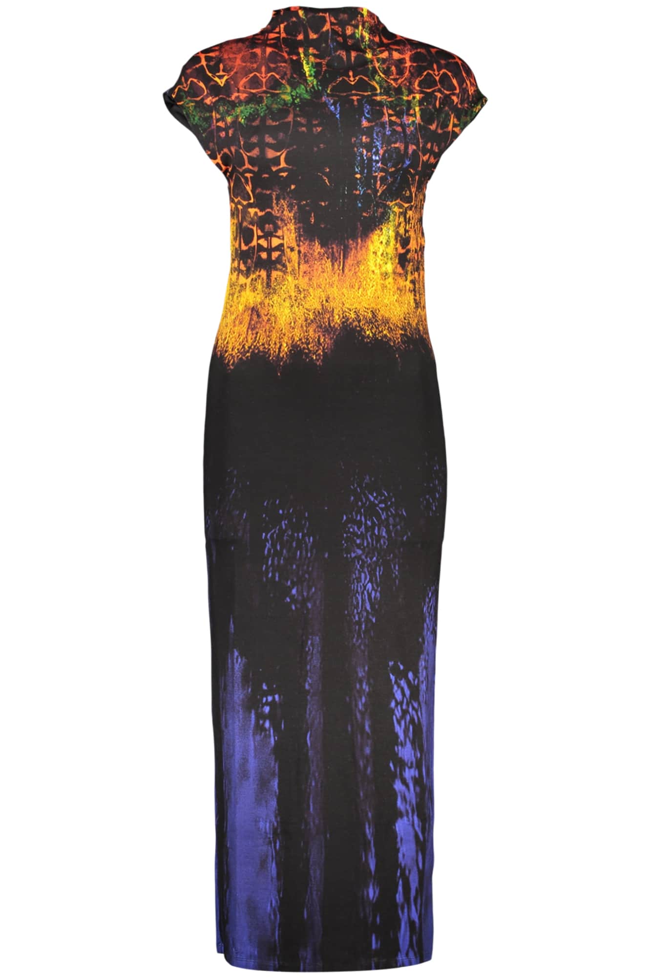Desigual mujer largo negro vestido