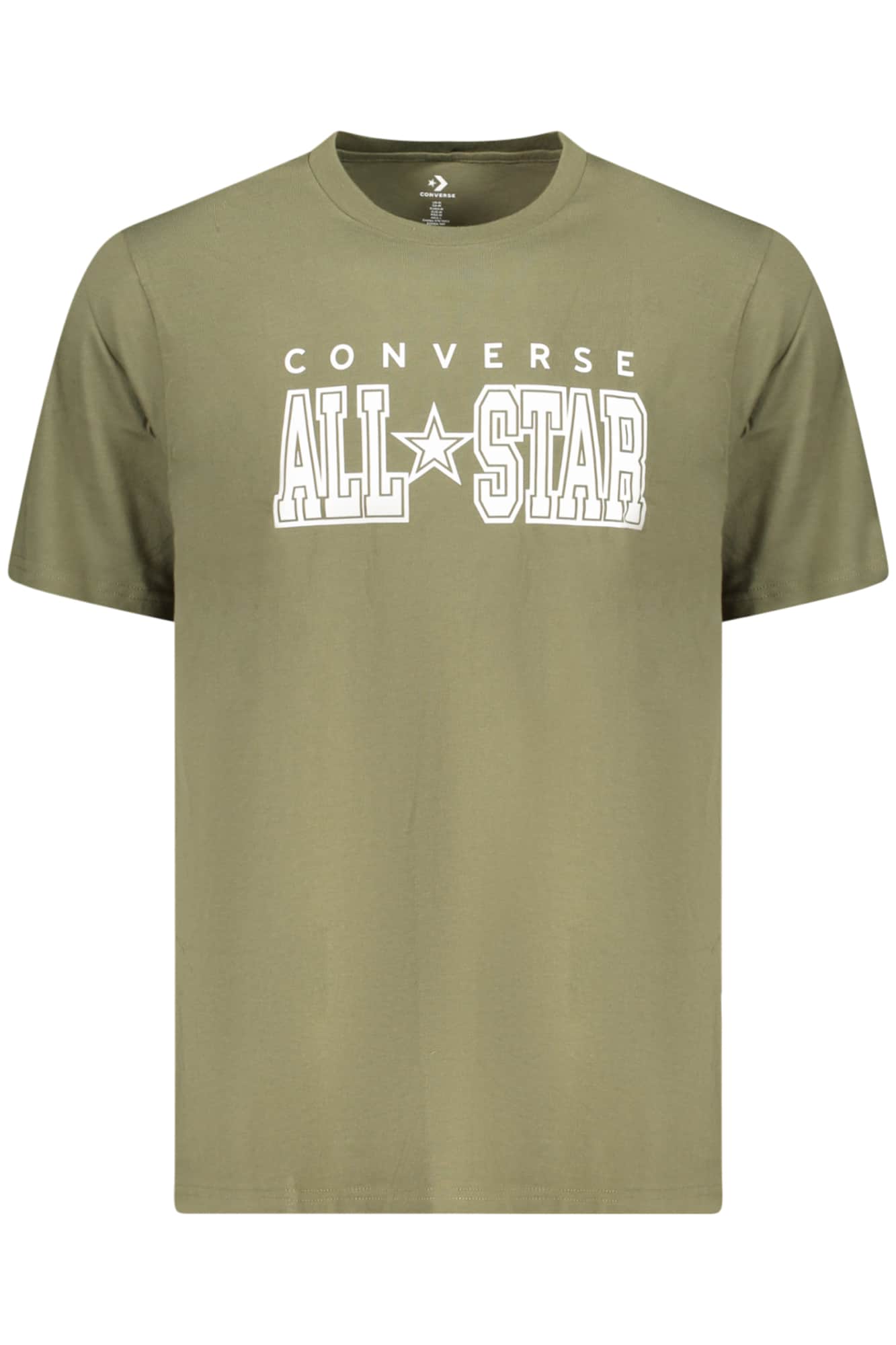 Converse Hombre Manga Corta T-Camisa, Blanco