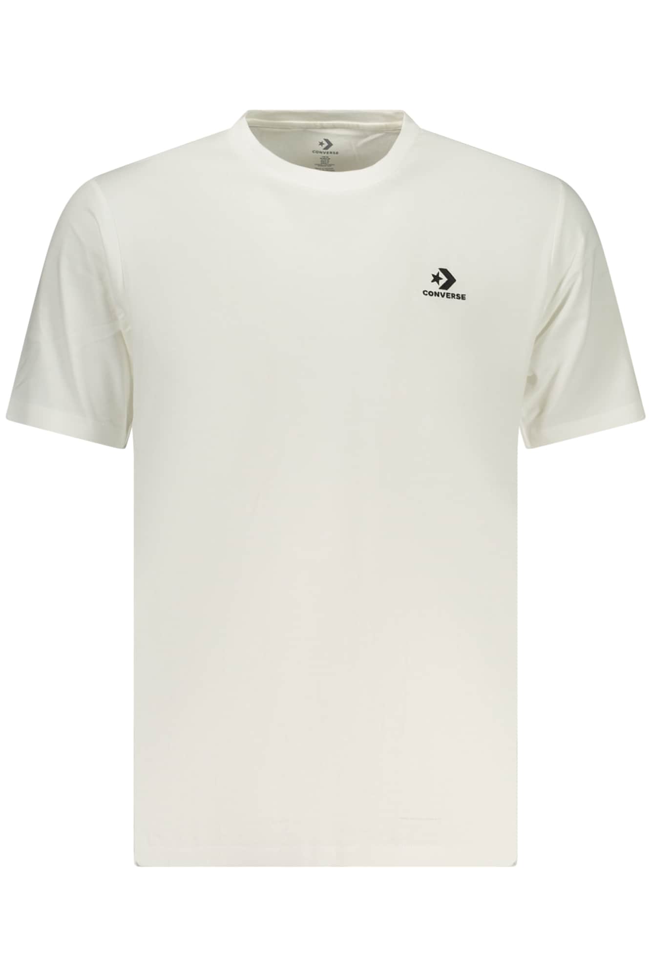 Converse Hombre Manga Corta T-Camisa, Blanco
