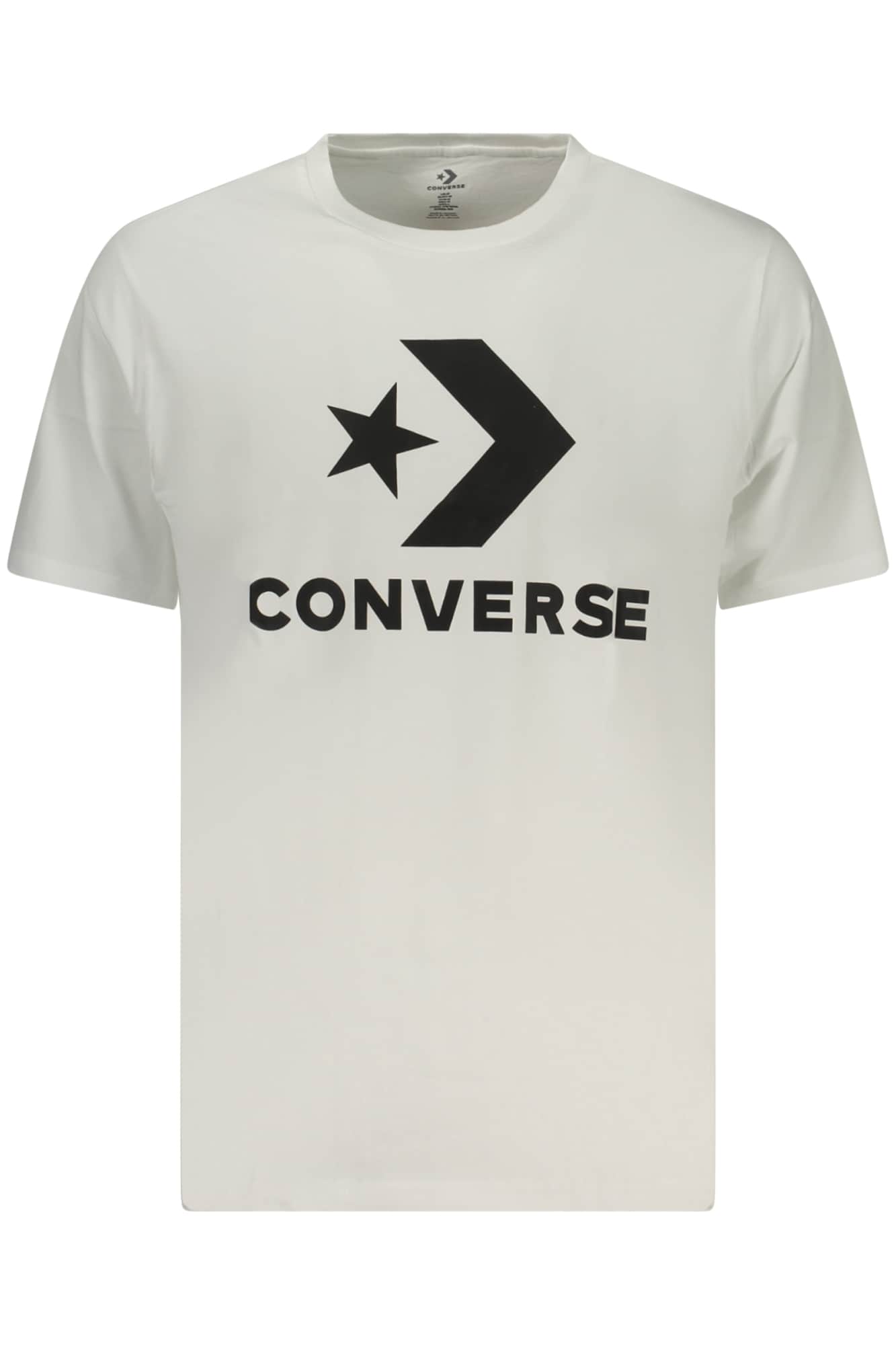 Converse Hombre Manga Corta T-Camisa, Negro